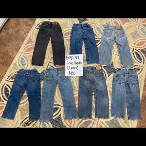 Boys size 4t jean bundle